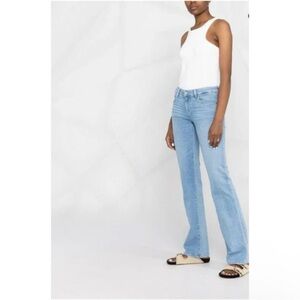 Paige Women's Sloane Low Rise Distressed Destructed Bootcut Jeans Size 31